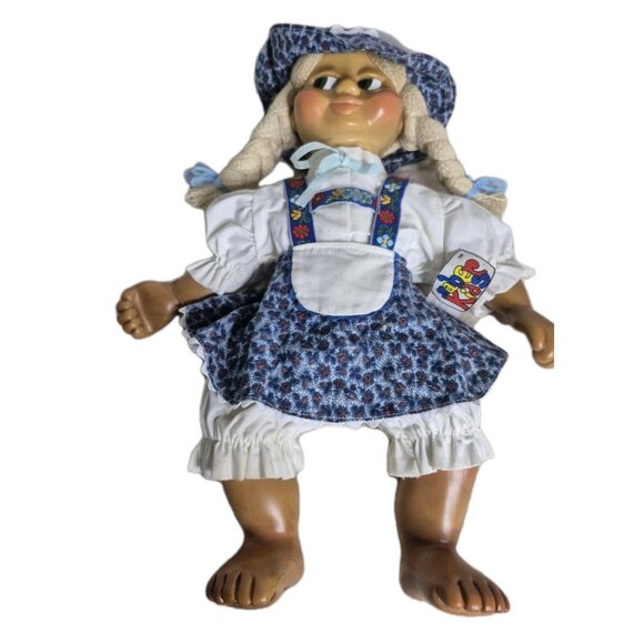 Vintage Naber "Pam" 1988 # 2094 Handmade Wooden Doll 18" - Picture 2 of 12